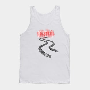 Drift Tyre Track Car Tank Top